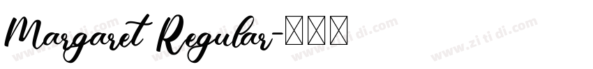 Margaret Regular字体转换